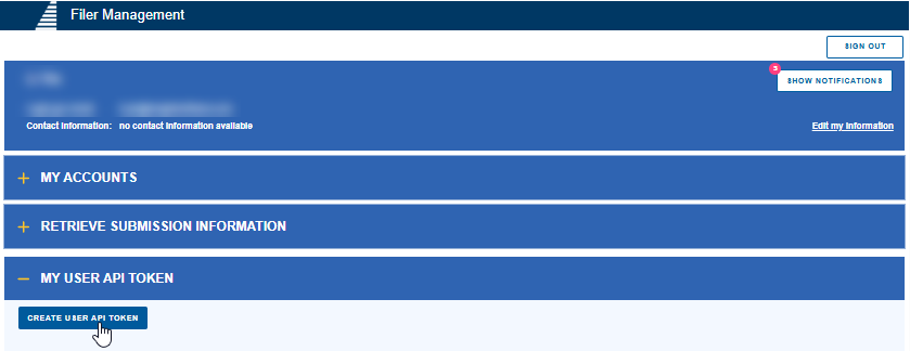 Select Update passphrase (manual) on UI