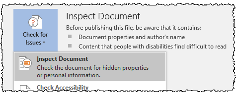 Inspect Document