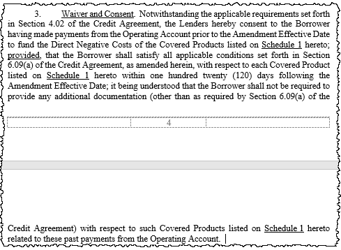Numbered List Breaking Across Pages with a Table in Header/Footer 