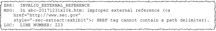 The Invalid External Reference Error