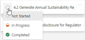 Change Project Status
