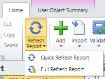 Refresh Menu Option