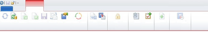 Ribbon for the Report Object Tab