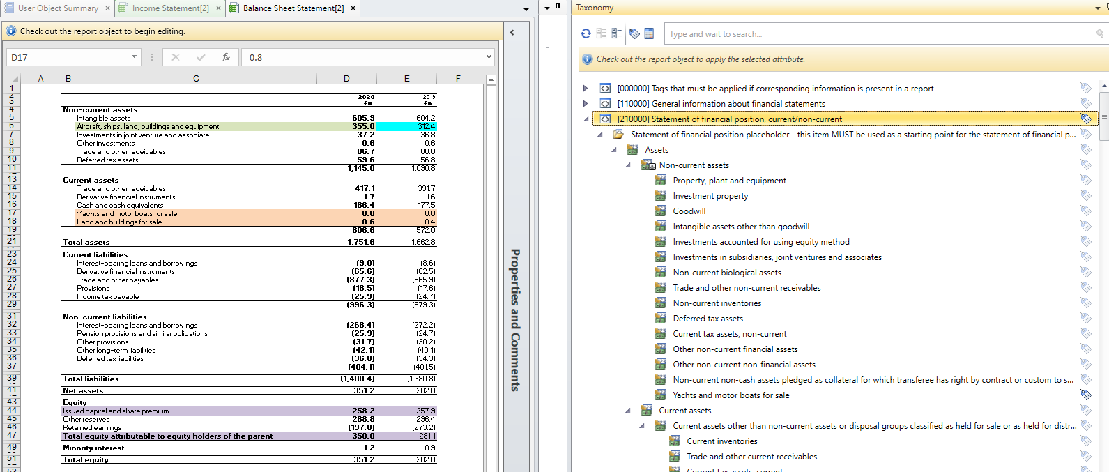 Apply XBRL Attributes