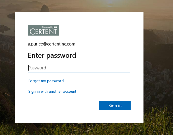Corporate Authentication Form