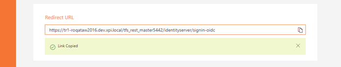 Redirect URL