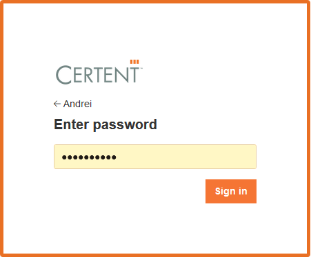 Auto Complete Signin Password